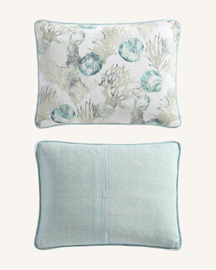 Beach &amp; Home Quilts &amp; Blankets | Tommy Bahama Freeport 3-Piece Full/Queen Quilt Set Blue
