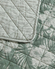 Beach &amp; Home Quilts &amp; Blankets | Tommy Bahama Hibiscus Jungle Reversible 3-Piece Full/Queen Quilt Set Jungle