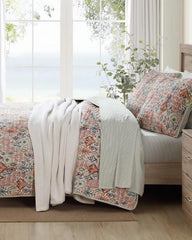 Beach &amp; Home Quilts &amp; Blankets | Tommy Bahama Ikat Tropics Reversible 3-Piece King Quilt Set Multicolor