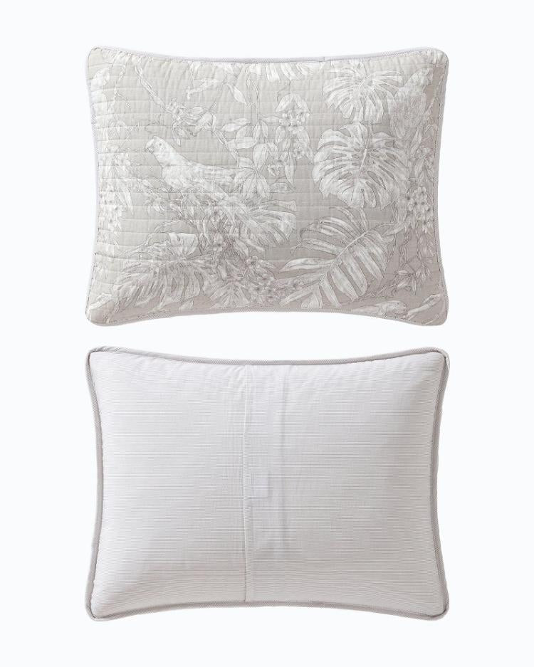 Beach &amp; Home Quilts &amp; Blankets | Tommy Bahama Jungle Toile Reversible 3-Piece King Quilt Set Beige