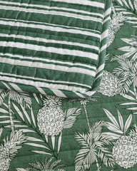 Beach &amp; Home Quilts &amp; Blankets | Tommy Bahama Pineapple Venture 3-Piece Full/Queen Quilt Set Green