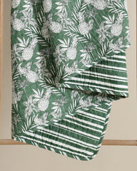 Beach &amp; Home Quilts &amp; Blankets | Tommy Bahama Pineapple Venture 3-Piece Full/Queen Quilt Set Green