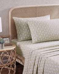 Beach &amp; Home Sheet Sets &amp; Bedskirts | Tommy Bahama Aloha Pineapple Queen Sheet Set Sage Green