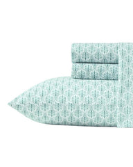 Beach &amp; Home Sheet Sets &amp; Bedskirts | Tommy Bahama Coastal Batik Green 4-Piece King Sheet Set Spring Green