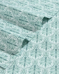 Beach &amp; Home Sheet Sets &amp; Bedskirts | Tommy Bahama Coastal Batik Green 4-Piece Queen Sheet Set Spring Green