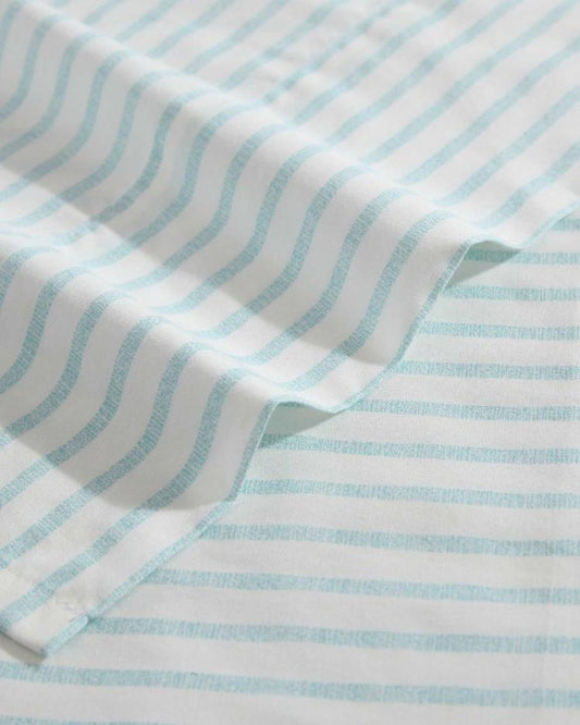 Beach &amp; Home Sheet Sets &amp; Bedskirts | Tommy Bahama Cool Beach Stripe 4-Piece Queen Sheet Set Stripe Blue