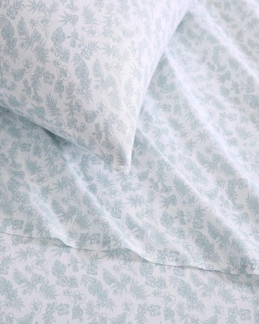 Beach &amp; Home Sheet Sets &amp; Bedskirts | Tommy Bahama Hibiscus Bloom 4-Piece King Sheet Set Green
