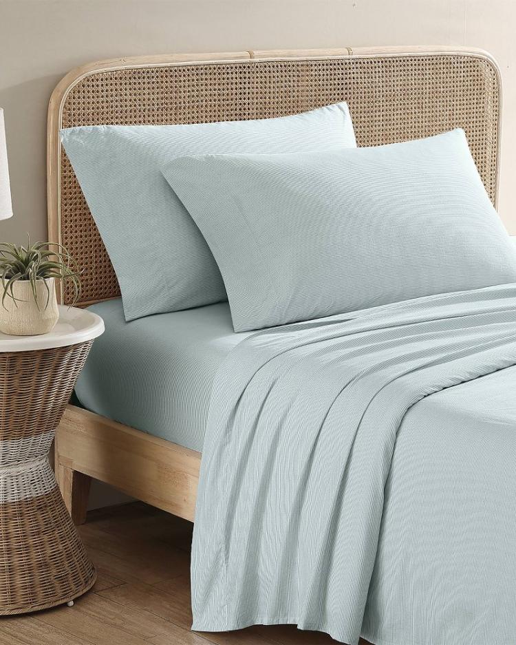 Beach &amp; Home Sheet Sets &amp; Bedskirts | Tommy Bahama Island Cays King Sheet Set Blue