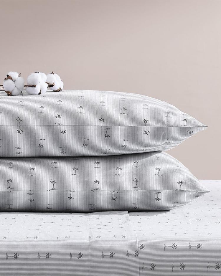 Beach &amp; Home Sheet Sets &amp; Bedskirts | Tommy Bahama Kew Palms 4-Piece King Sheet Set Grey