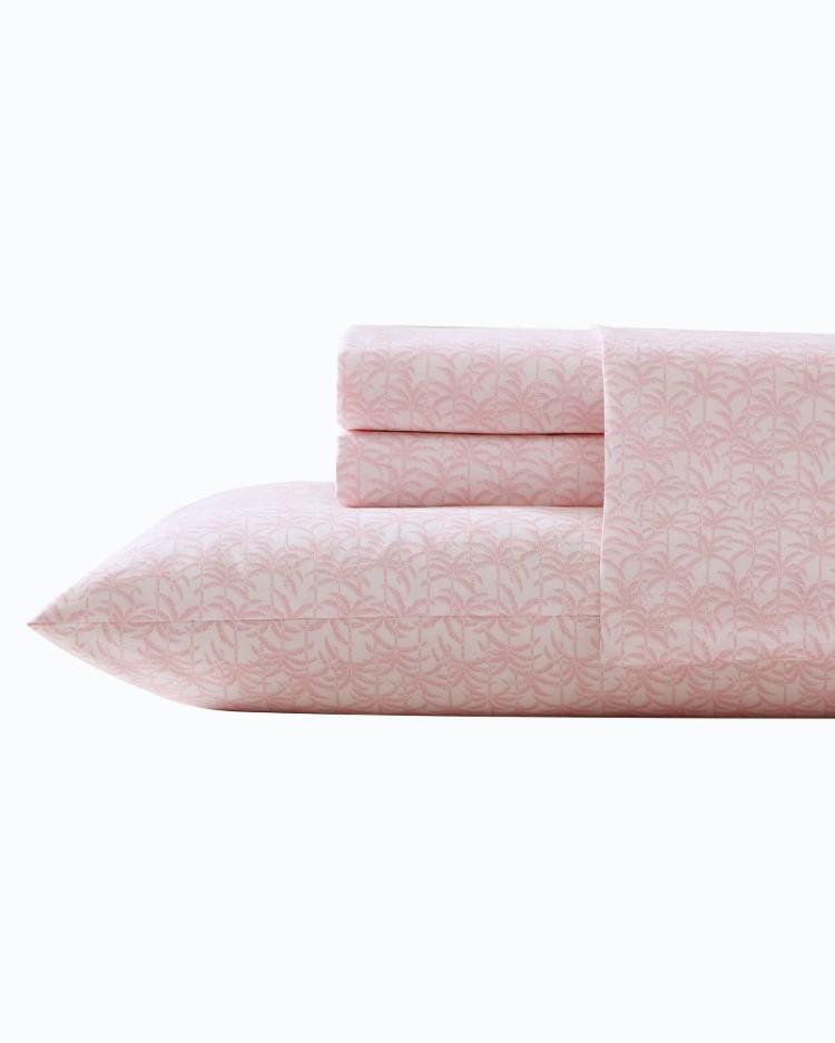 Beach &amp; Home Sheet Sets &amp; Bedskirts | Tommy Bahama Lovely Palms 4-Piece King Sheet Set Pink