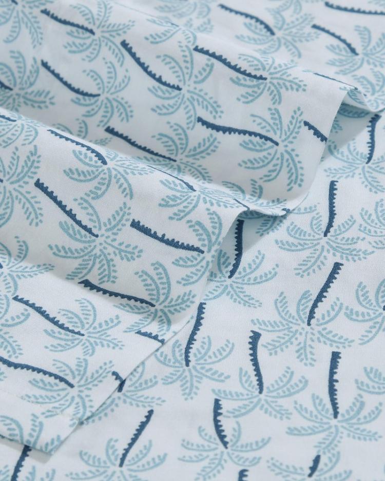 Beach &amp; Home Sheet Sets &amp; Bedskirts | Tommy Bahama Palmtastic 4-Piece Queen Sheet Set Blue