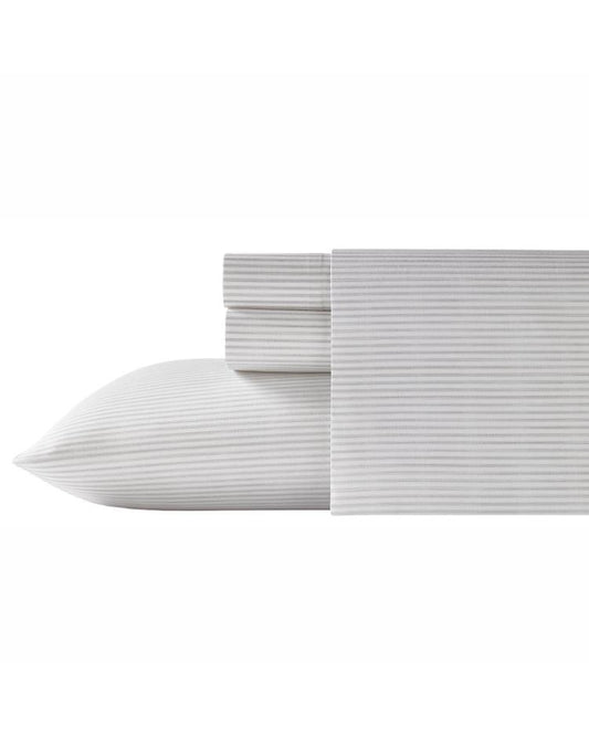 Beach &amp; Home Sheet Sets &amp; Bedskirts | Tommy Bahama Paloma Stripe 4-Piece King Sheet Set Grey