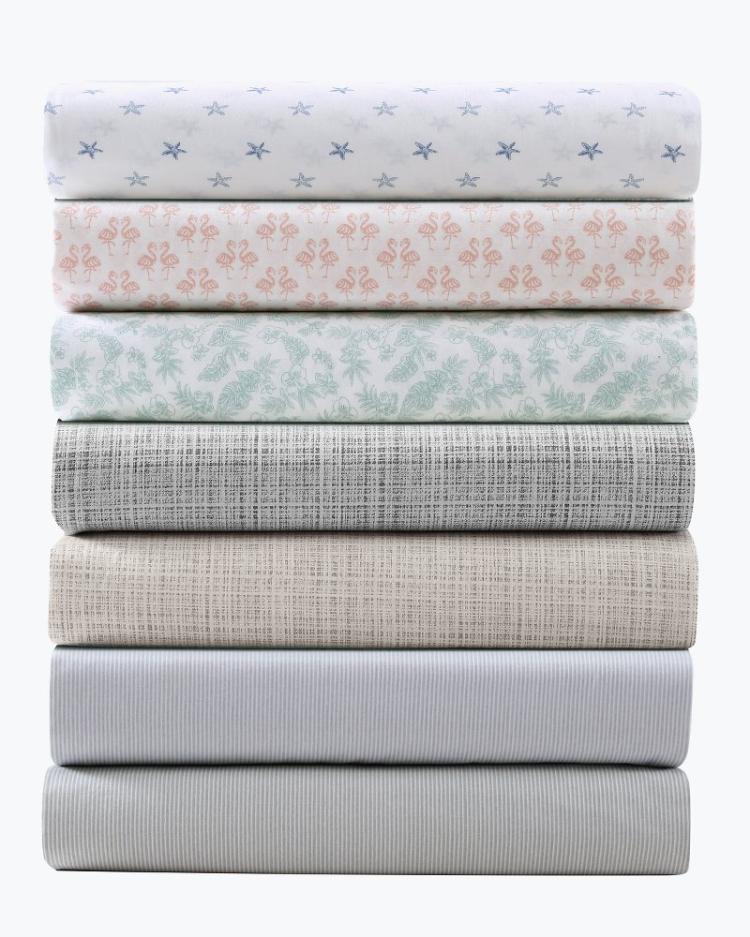 Beach &amp; Home Sheet Sets &amp; Bedskirts | Tommy Bahama Raffia Linen King Sheet Set Grey