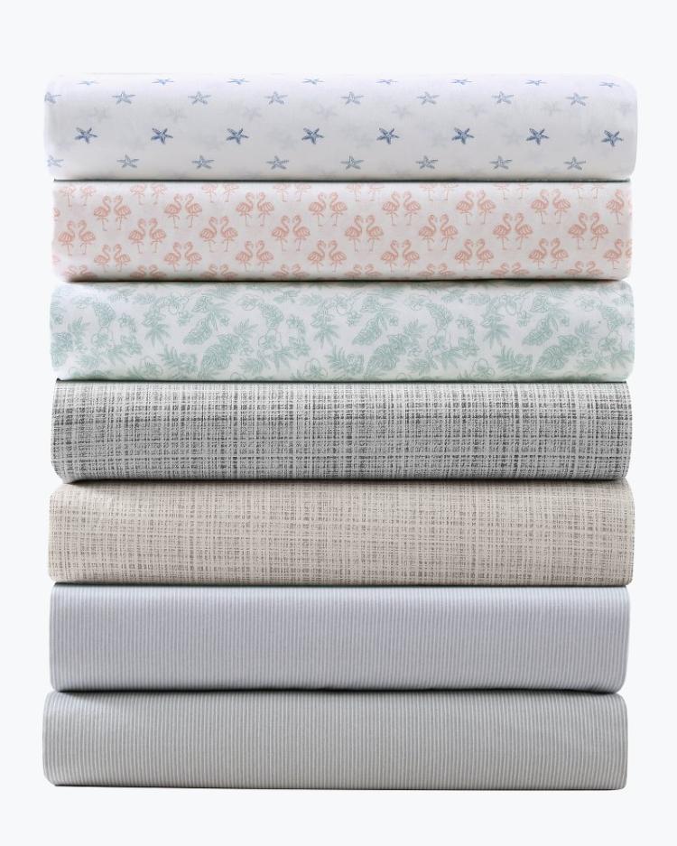 Beach &amp; Home Sheet Sets &amp; Bedskirts | Tommy Bahama Raffia Linen King Sheet Set Khaki