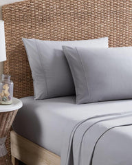 Beach &amp; Home Sheet Sets &amp; Bedskirts | Tommy Bahama Solid 4-Piece King Sheet Set Dove Grey