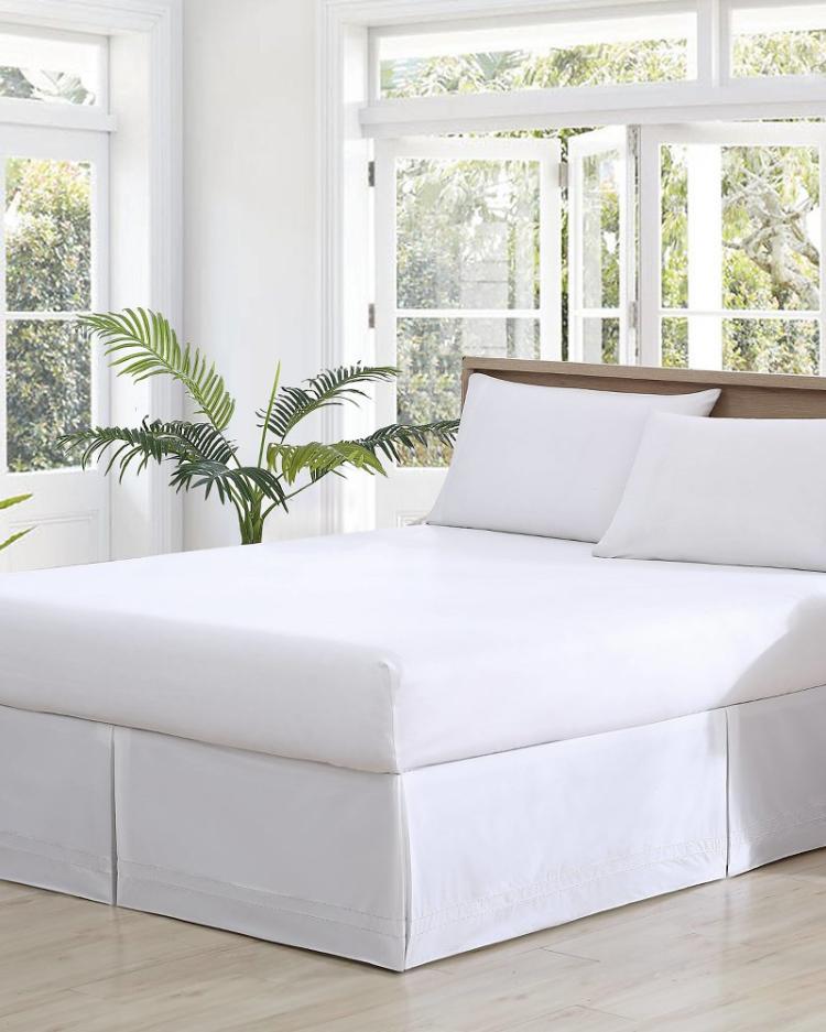 Beach &amp; Home Sheet Sets &amp; Bedskirts | Tommy Bahama Solid Tailored King Bed Skirt White