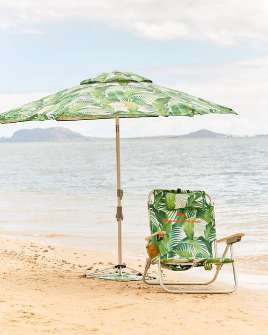 Beach &amp; Home Umbrellas &amp; Coolers | Tommy Bahama Tommy Bahama Tropical Fronds AnchorX™ Umbrella Multicolor