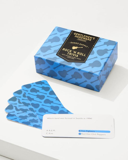 Beach &amp; Home Books &amp; Games | Tommy Bahama Rock N' Roll Trivia Blue