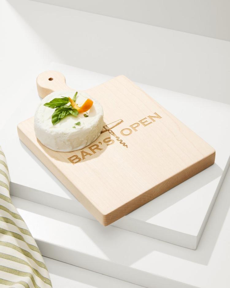 Beach &amp; Home Drinkware &amp; Bar | Tommy Bahama Bar's Open Artisan Maple Wood Board Natural