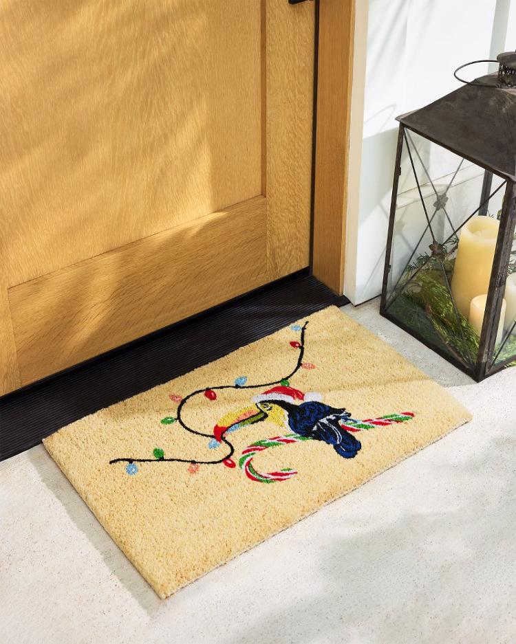 Beach &amp; Home Outdoor Accessories | Tommy Bahama Santa's Toucan Coir Door Mat Multicolor