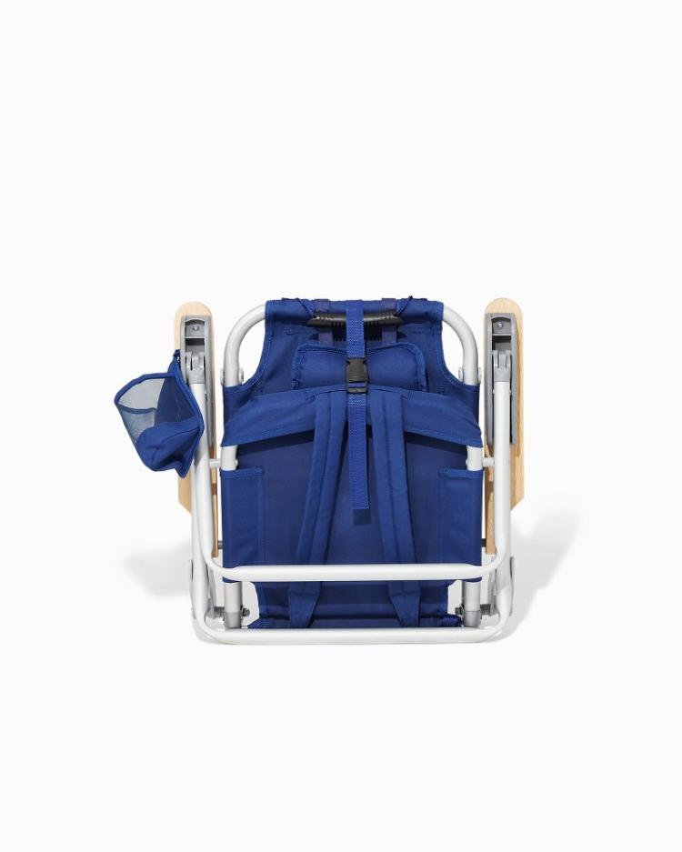 Beach &amp; Home Beach Chairs | Tommy Bahama Tommy Bahama Kids' Wavy Marlin Backpack Beach Chair Navy