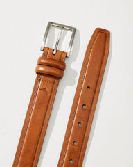 Men Belts | Tommy Bahama Drop Edge Stitch Belt Tan