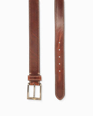 Men Belts | Tommy Bahama Heavy Stitch Leather Belt Brown