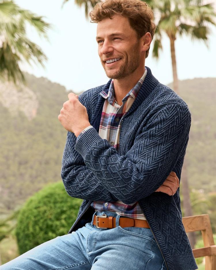 Men Belts | Tommy Bahama Leather Belt Tan