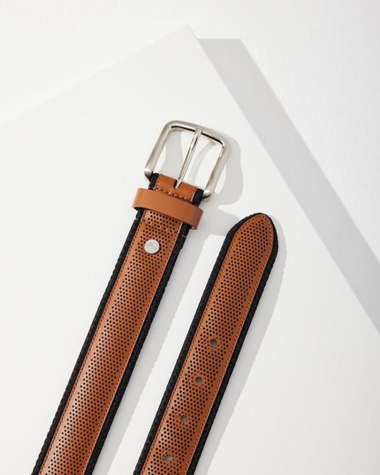 Men Belts | Tommy Bahama Neoprene Cushion Performance Belt Tan