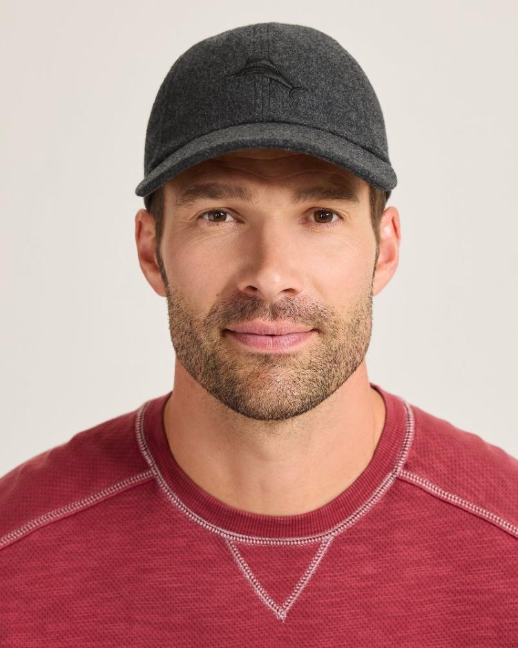 Men Hats &amp; Caps | Tommy Bahama Cashmere Packable Marlin Cap Grey