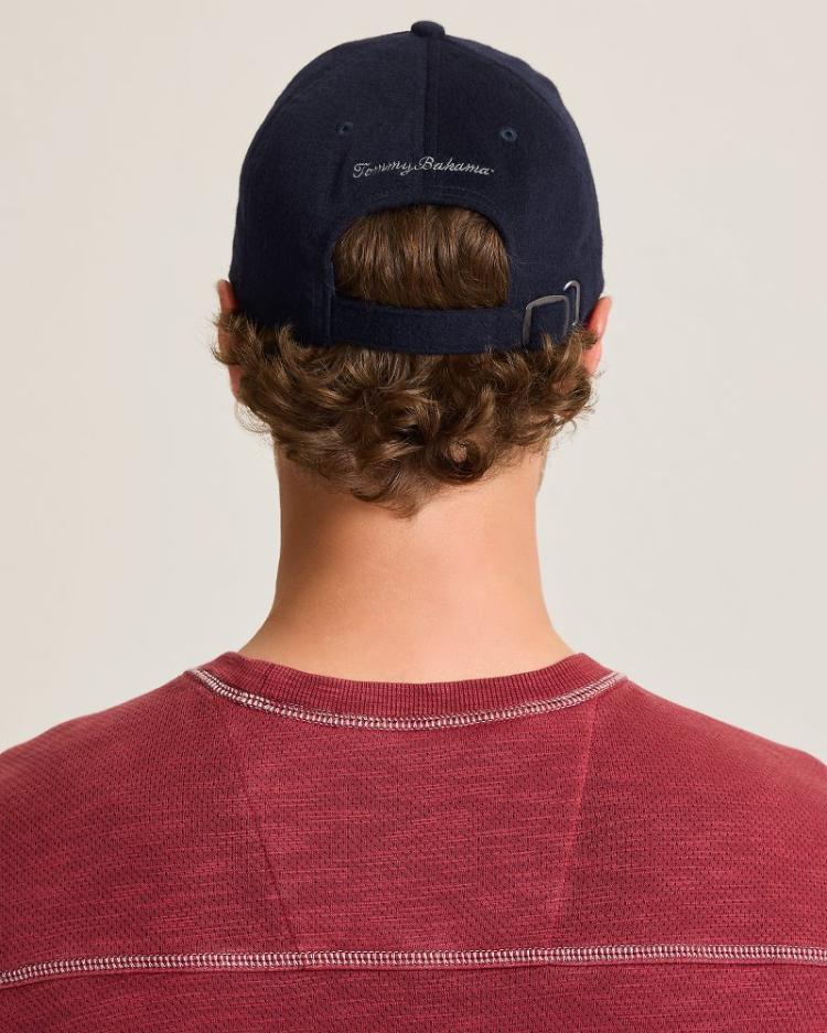 Men Hats &amp; Caps | Tommy Bahama Cashmere Packable Marlin Cap Navy