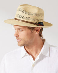 Men Hats &amp; Caps | Tommy Bahama Ezra Vented Panama Hat Unbleached