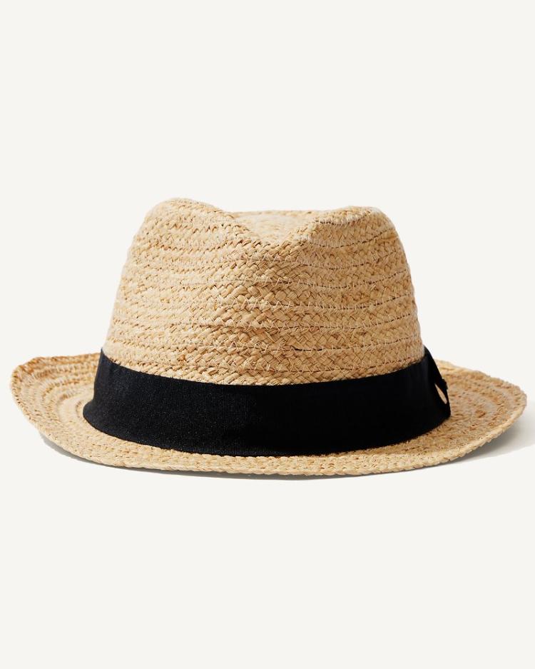 Men Hats &amp; Caps | Tommy Bahama Palm Springs Fedora Hat Natural