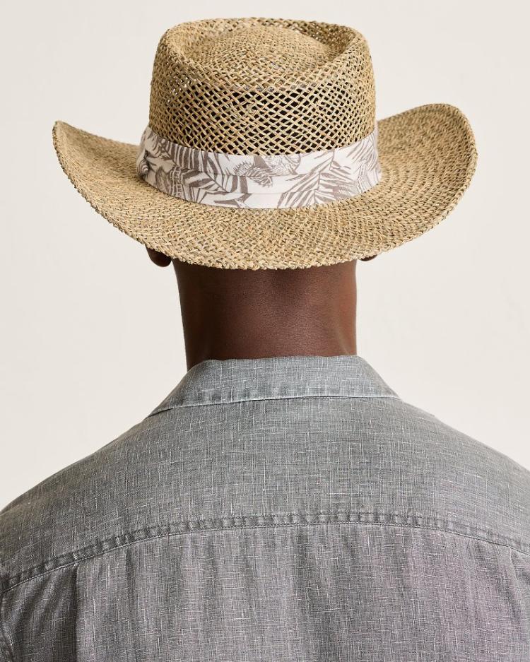Men Hats &amp; Caps | Tommy Bahama Seagrass Gambler Hat Brown