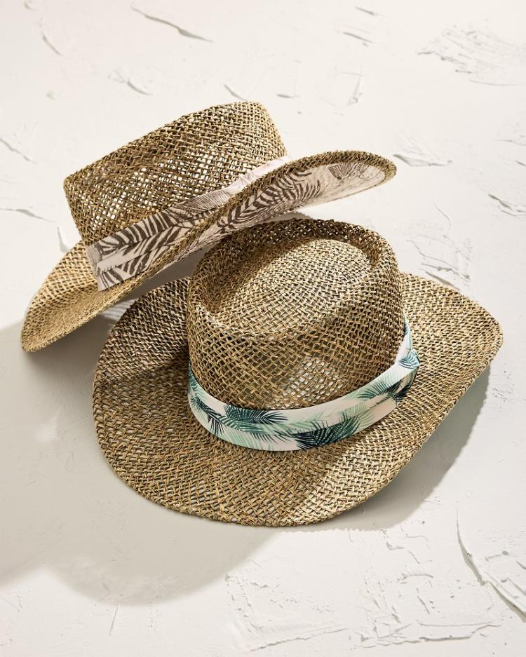 Men Hats &amp; Caps | Tommy Bahama Seagrass Gambler Hat Brown