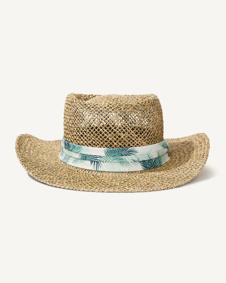 Men Hats &amp; Caps | Tommy Bahama Seagrass Gambler Hat Palm