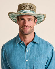 Men Hats &amp; Caps | Tommy Bahama Seagrass Gambler Hat Palm