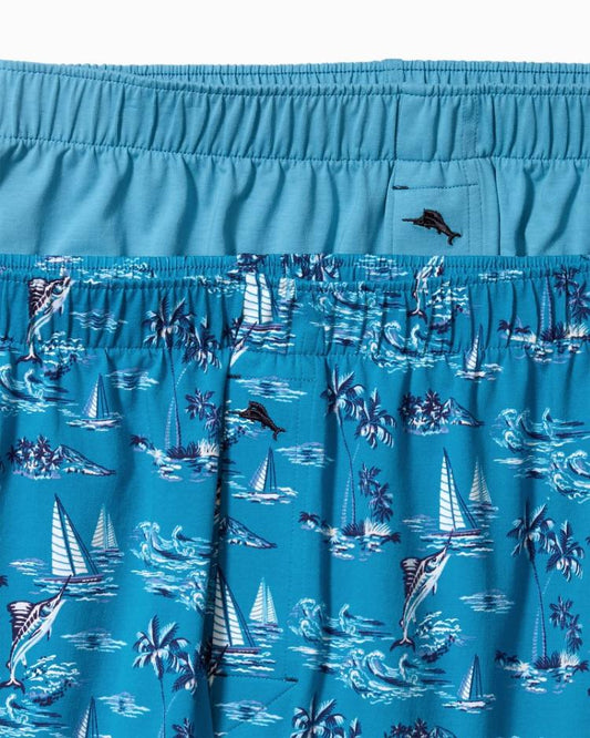 Men Loungewear &amp; Pajamas | Tommy Bahama Cotton Knit Marlin Print Boxers — 2-Pack Slate Teal