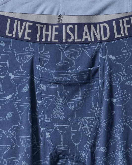 Men Loungewear &amp; Pajamas | Tommy Bahama Cotton-Modal Boxer Briefs - 2-Pack Dark Denim