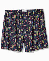 Men Loungewear &amp; Pajamas | Tommy Bahama Woven Marlin Print Boxers Port Blue