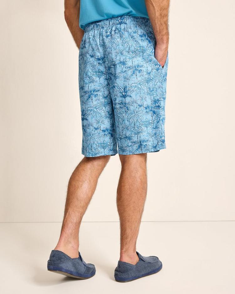 Men Loungewear &amp; Pajamas | Tommy Bahama Woven Pajama Shorts Blue Fade