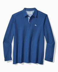 Men Polos | Tommy Bahama Big &amp; Tall Seaside Soiree Five O'Clock IslandZone® Polo Monaco Blue