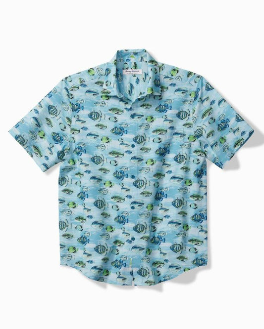 Men Shirts | Tommy Bahama Bahama Coast Fintastic IslandZone® Shirt Tidal Lagoon
