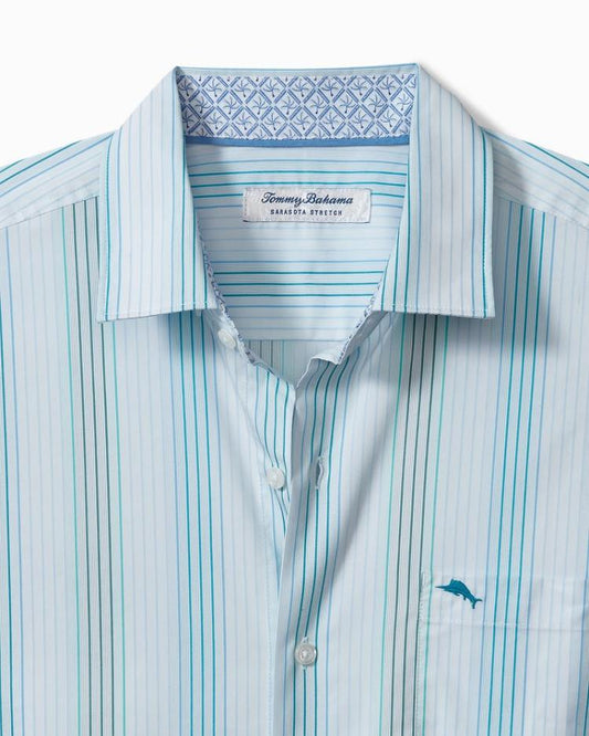Men Shirts | Tommy Bahama Big &amp; Tall Sarasota Stretch Seaview IslandZone® Shirt Gulf Shore