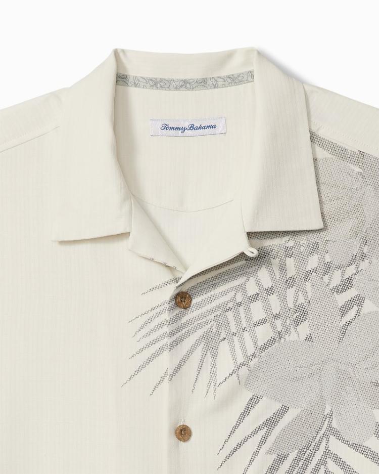 Men Shirts | Tommy Bahama Breezeway Burst Silk Camp Shirt Continental