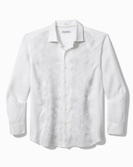 Men Shirts | Tommy Bahama Down The Isle Long-Sleeve Linen Shirt White