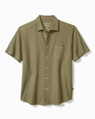 Men Shirts | Tommy Bahama Emfielder IslandZone® Knit Short-Sleeve Shirt Tea Leaf