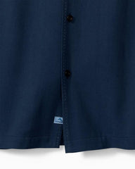 Men Shirts | Tommy Bahama Hawaiian Herringbone Camp Shirt Navy