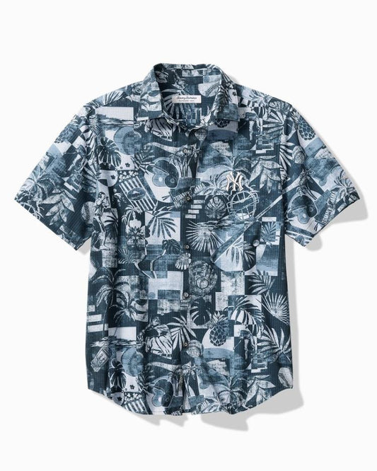 Men Shirts | Tommy Bahama MLB® Bahama Coast Baseball Medley IslandZone® Shirt New_york_yankees