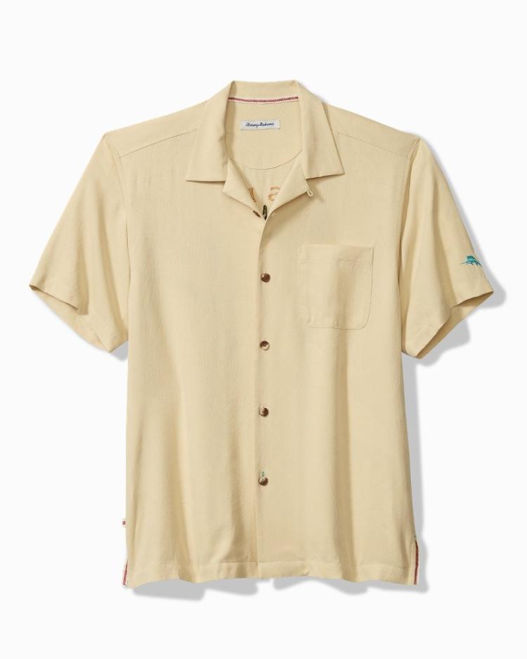 Men Shirts | Tommy Bahama MLB® Spring Training™ 2024 Cactus League Silk Camp Light Honey